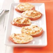 Four-Cheese Broiled Tomato Slices Recipe