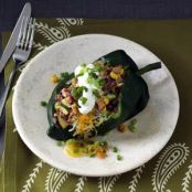 Fiery Stuffed Poblanos Recipe