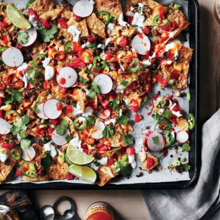 Sheet Pan Beefy Nachos