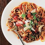 Mushroom Bolognese