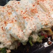 Chicken Manicotti With Chive Cream Sauce