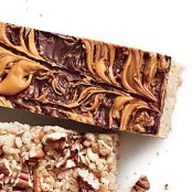 Chocolate-Butterscotch Chewy Crispy Bars