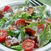 B.L.T. Salad with Avocado Ranch Dressing