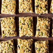 Five Minute, No-Bake, Vegan Granola Bars