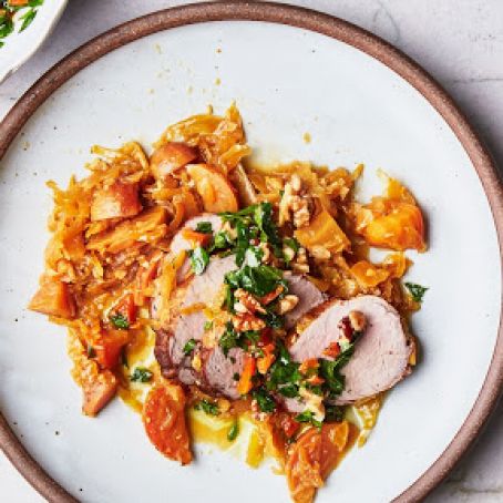 Pork Tenderloin with Golden Beets