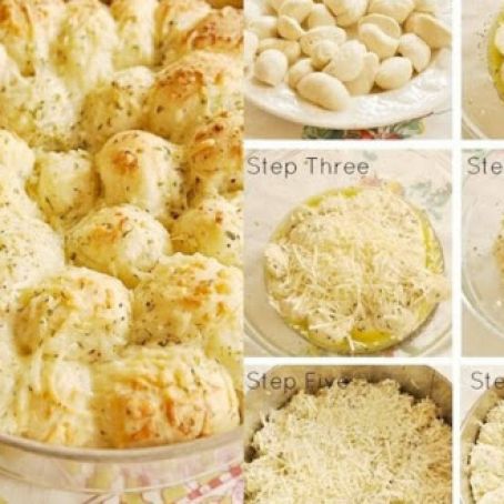 Garlic Cheese Pull Apart Bread