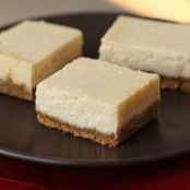 Eggnog Cheesecake Bars