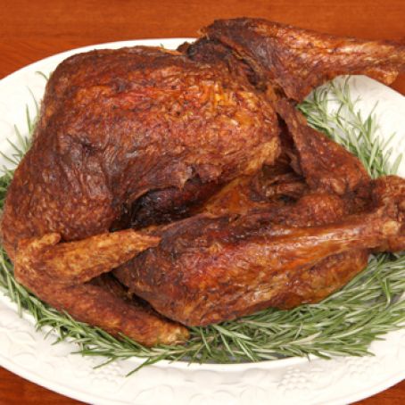 Deep-Fried Turkey with Herbs