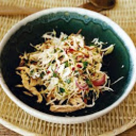 Spicy Cabbage and Chicken Salad
