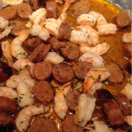 Spiked Shrimp and Sausage