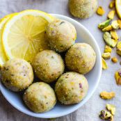 Lemon Pistachio Shortbread Cookies