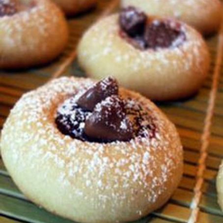 Raspberry Chocolate Thumbprints
