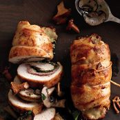 Prosciutto-Stuffed Chicken with Mushroom Sauce