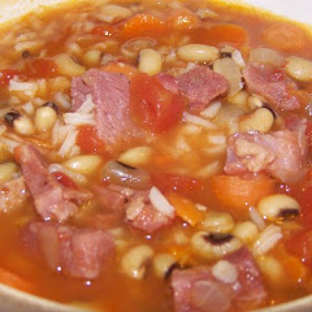 Hoppin’ John Soup from Stefanie’s Cooking Spot