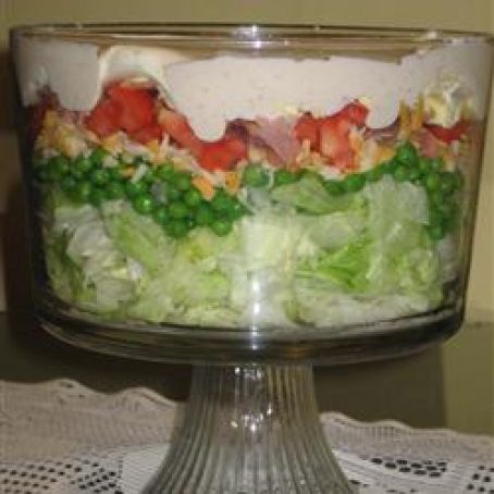 Seven layer salad