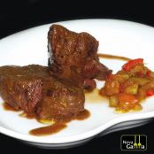 COSTILLAS DE CERDO CON CHABACANOS