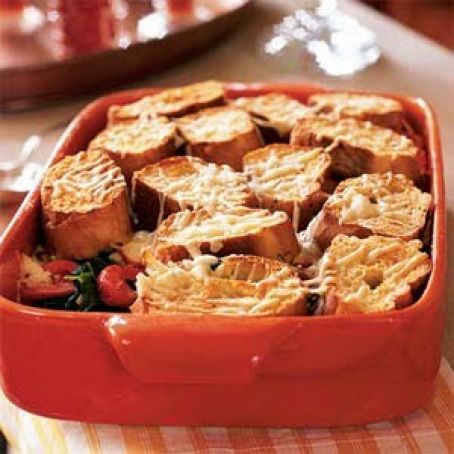 Mediterranean Spinach Strata