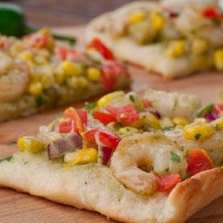 Mexican Shrimp Flatbread