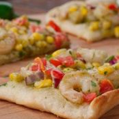 Mexican Shrimp Flatbread