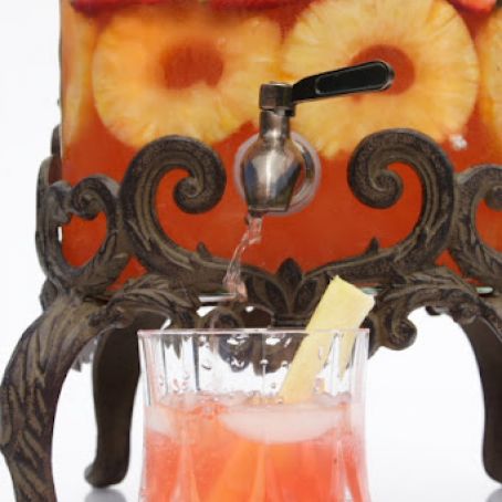 Sweet Pineapple Strawberry Spa Water