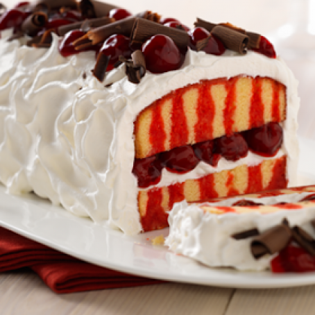 Cherry poke pound cake