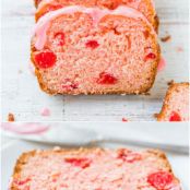 Sweet Soft Cherry Bread with Cherry-Almond Glaze