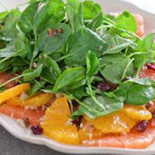 Citrus Salad with Napa Cabbage, Dried Cherries, and Cashews
