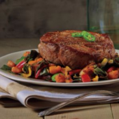 Pork Chops with Sweet Potato Hash