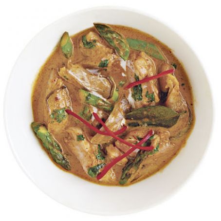 Panang Curry with Chicken, Asparagus & Mushrooms