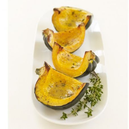 Easy Acorn Squash Recipe with Thyme Butter