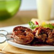Grilled Skewered Shrimp