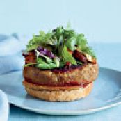 Veggie Burgers with Pomegranate Ketchup