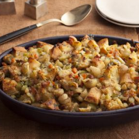 Ciabatta and Sausage Stuffing