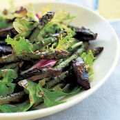 Grilled Mushroom-and-Asparagus Salad