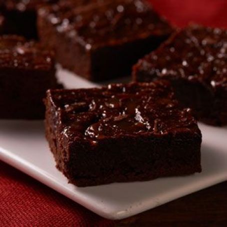 Fudgy Salted Caramel Brownies