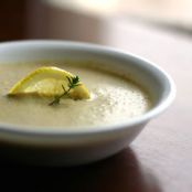 SOUP - Creamy Roasted Cauliflower and Artichoke Soup