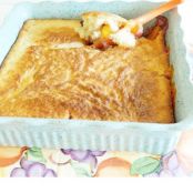 Almond Peach Cobbler