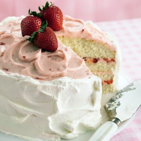 Strawberry-Lime Layer Cake