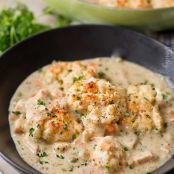 HOMESTYLE CHICKEN AND BISCUITS