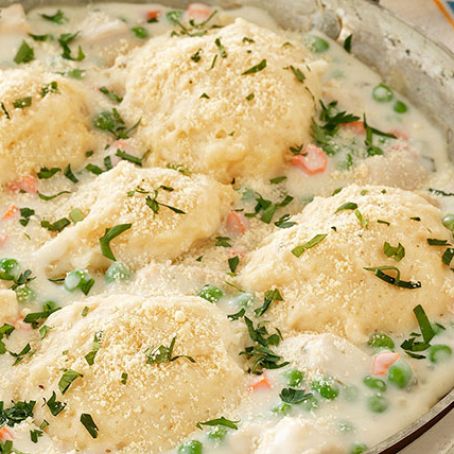 Skillet Chicken and Dumplings