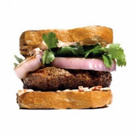 Chipotle Mayo & Grilled Onion Burger