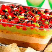 Gluten-Free 7 Layer Fiesta Dip