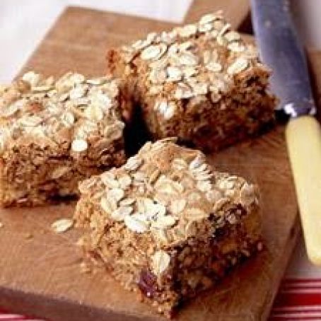 Oatmeal Bars with Dates and Walnuts