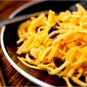 RAW BUTTERNUT SQUASH SALAD w/RAISINS