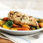 Pan-Roasted Tarragon Chicken with Seasonal Vegetables