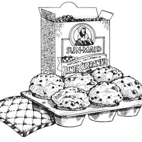 Oat, Apple & Raisin Muffins