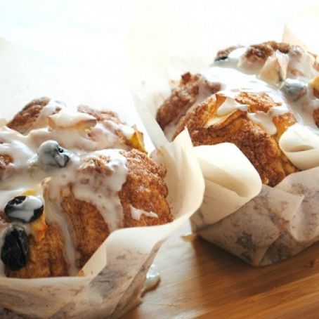 Apple Raisin Cobblestone Muffins