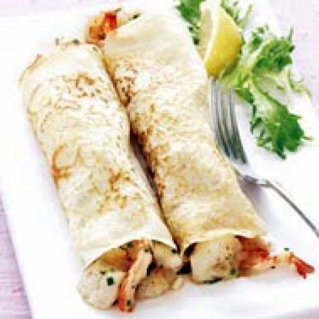 Seafood Crêpes