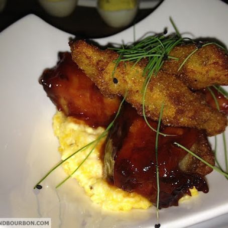 Three Sisters' Grits, Crispy Pork Belly, Maple Gastique (January 19, 2013)
