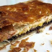 Beef and Cheddar Puff Pastry Tart